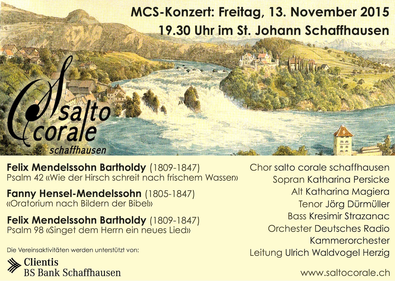 2015 – MCS-Konzert: Geschwister Mendelssohn